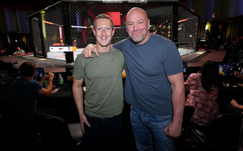Mark Zuckerberg y Dana White